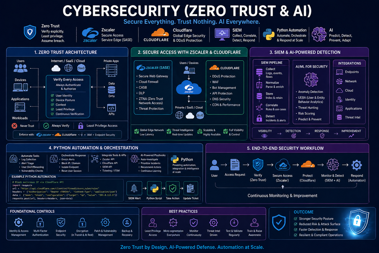 Cybersecurity (Zero Trust & AI)