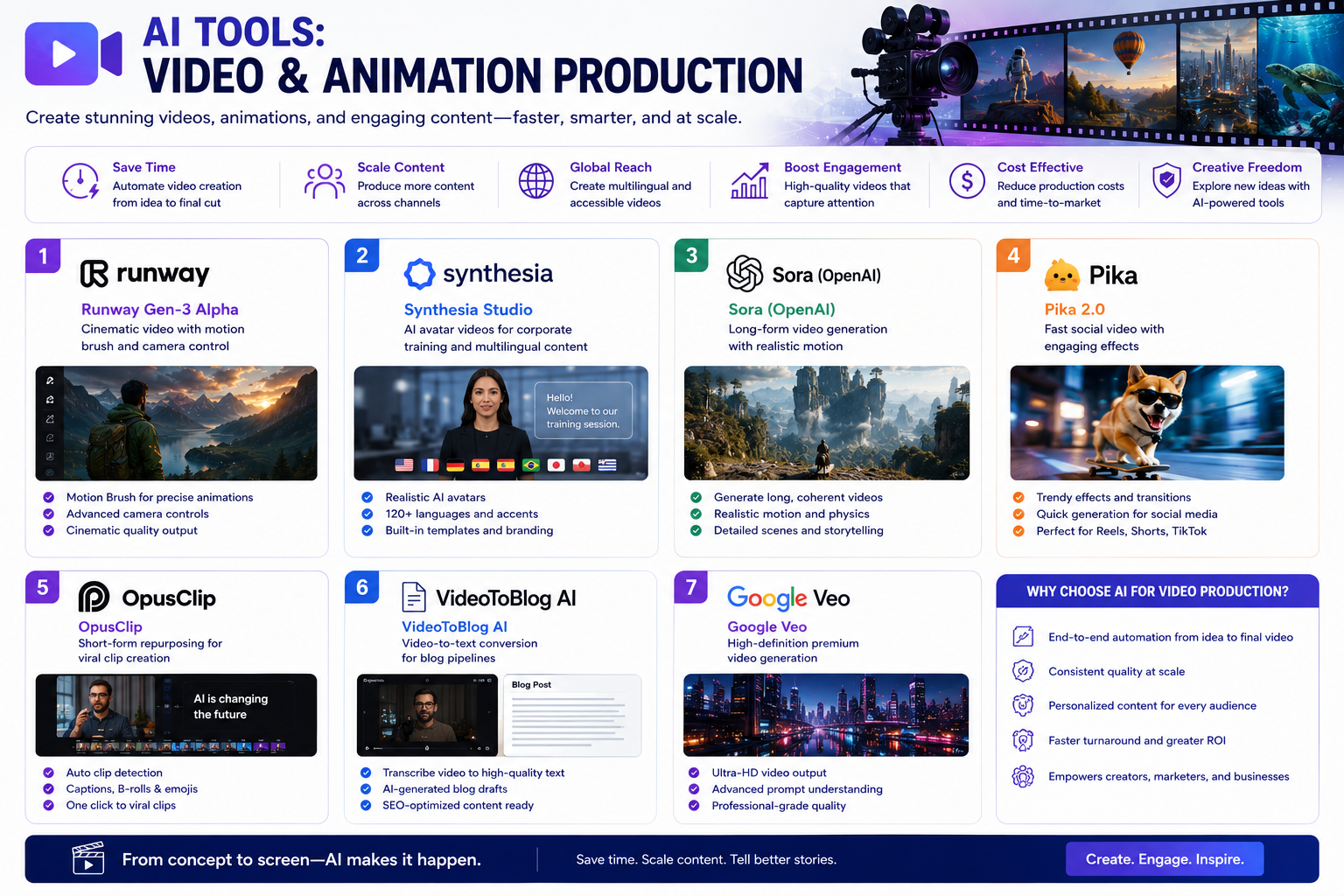 AI Tools: Video & Animation Production